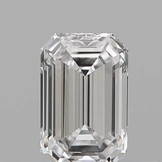 0.14ct Emerald Natural Diamond (Colour D, Clarity SI2, Cut VG, IGI Certified)