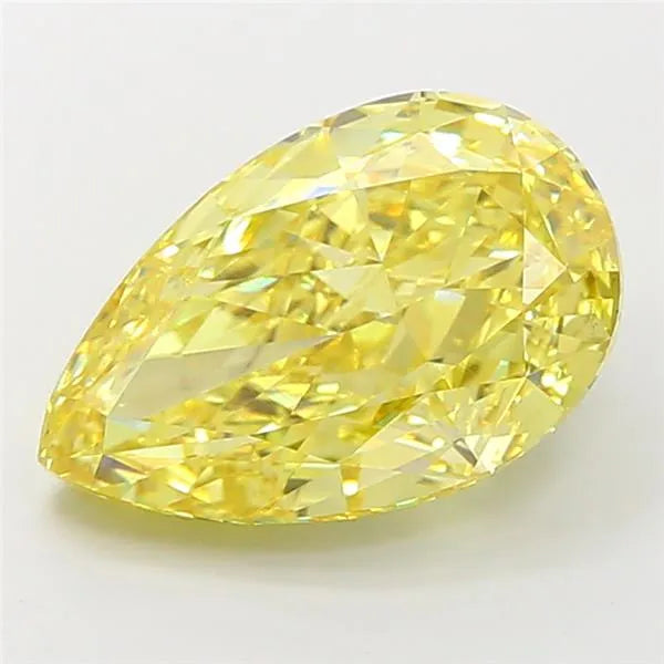 0.26ct Pear Lab Grown Diamond (Colour Light Yellow, Clarity VVS2, IGI Certified)