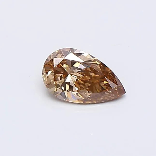 0.29ct Pear Lab Grown Diamond (Colour Fancy Light Brown, Clarity VS1, IGI Certified)