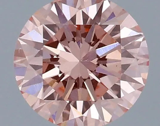 0.31ct Round Lab Grown Diamond (Colour Fancy Vivid Pink, Clarity VS1, Cut EX, IGI Certified)