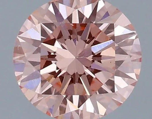 0.31ct Round Lab Grown Diamond (Colour Fancy Vivid Pink, Clarity VS1, Cut EX, IGI Certified)