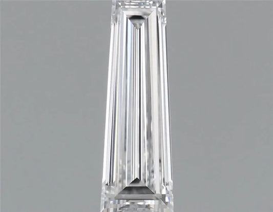 0.32ct Tapered baguette Natural Diamond (Colour E, Clarity IF, GIA Certified)
