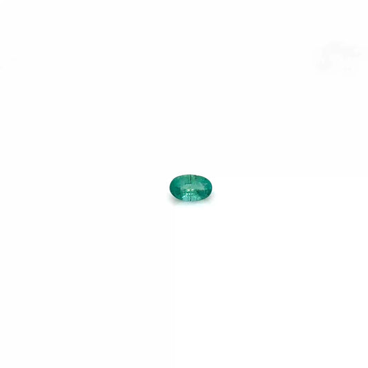 0.37ct Oval Natural Emerald (Colour Green, Clarity Slightly Included, Cut Faceted)
