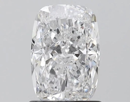 1.30ct Cushion brilliant Lab Grown Diamond (Colour D, Clarity VVS2, IGI Certified)