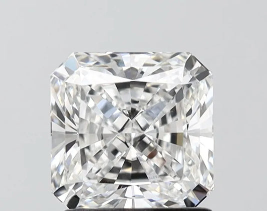 1.37ct Square radiant Lab Grown Diamond (Colour E, Clarity VVS2, IGI Certified)