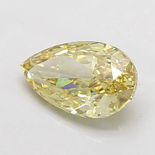 2.01ct Pear Lab Grown Diamond (Colour Fancy Intense Yellow, Clarity VS1, IGI Certified)